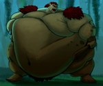 1_eye arm_rolls arm_tuft armor belly belly_rolls big_belly bracers club_(weapon) fat_rolls hair holding_object holding_weapon horn huge_belly leg_rolls male melee_weapon moobs morbidly_obese morbidly_obese_humanoid morbidly_obese_male navel obese obese_humanoid obese_male open_mouth overweight overweight_humanoid overweight_male red_eyes red_hair shoulder_tuft solo thick_thighs tuft weapon silver-stag cyclops humanoid monster 2020