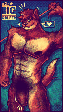 abs anthro arm_hair armpit_hair barazoku big_nipples big_penis body_hair brown_body brown_hair chest_hair flaccid genitals gesture hair hair_over_eye heart_symbol humanoid_genitalia male muscular muscular_anthro muscular_male nipples nude nude_anthro nude_male pecs penis pubes simple_background smile solo tail text textured_background theanzelart re-logic terraria golfer_(terraria) shimmered_golfer_(terraria) animal_humanoid canid canid_humanoid canine canine_humanoid canis humanoid mammal mammal_humanoid wolf 9:16 english_text hi_res