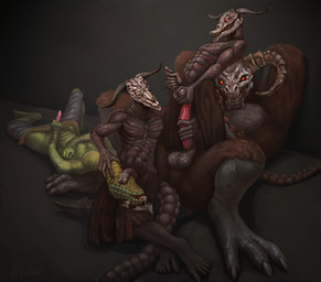 2015 abs anal balls biceps big_muscles capra_demon clothing cum cum_in_mouth cum_inside dark_souls demon detailed digitigrade erection fur group horn klongi lying male male/male manserpent monster multiple_eyes muscles on_back open_mouth oral pecs penis plain_background red_eyes reptile scalie sex snake taurus_demon tongue video_games yellow_eyes
Rating: Explicit
Score: 8
User: e17en
Date: February 13, 2015 2015 abs anal balls biceps big_muscles capra_demon clothing cum cum_in_mouth cum_inside dark_souls demon detailed digitigrade erection fur group horn klongi lying male male/male manserpent monster multiple_eyes muscles on_back open_mouth oral pecs penis plain_background red_eyes reptile scalie sex snake taurus_demon tongue video_games yellow_eyes
Rating: Explicit
Score: 8
User: e17en
Date: February 13, 2015