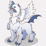 ambiguous_gender anthro chest_tuft claws fist fur pokemorph red_eyes solo taurification taurified tuft white_body white_fur acky05 nintendo pokemon generation_6_pokemon mammal mega_absol mega_evolution pokemon_(species) taur 1:1 hi_res