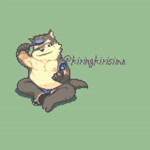 anthro asian_clothing belly brush brushing brushing_hair clothing east_asian_clothing eyebrows fundoshi fur grey_body grey_fur hair japanese_clothing male nipples pecs personal_grooming scar solo styling_hair thick_eyebrows underwear kiringkirishima lifewonders tokyo_afterschool_summoners moritaka_(tas) canid canine canis domestic_dog mammal 1:1 animated digital_media_(artwork) low_res no_sound pixel_(artwork) pixel_animation short_playtime webm