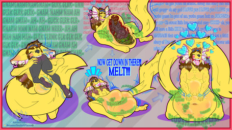 abdominal_bulge affectionate anthro beard bodily_fluids breath butt chewing churn desperation dialogue digestion duo expressions facial_hair femboy fluffy gurgle_(sound_effect) internal internal_oral kneading long_tail love male male/male melting melty_digestion needy onomatopoeia organs panting rumbling_stomach sound_effects stomach stomach_acid tail talking_to_prey text twunk vore atelierphos yarill lagomorph leporid mammal rabbit 16:9 absurd_res english_text hi_res widescreen