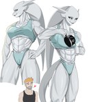 anthro clothing duo female housewife male male/female muscular muscular_anthro muscular_female size_difference underwear monsterdude15 fan_character alien alien_humanoid human humanoid mammal absurd_res hi_res