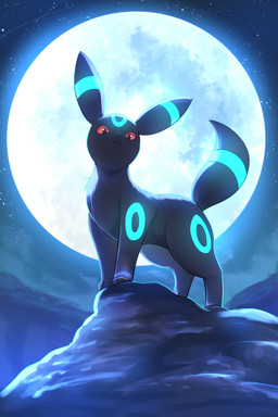 3_toes ambiguous_feral ambiguous_gender black_body black_ears black_fur black_nose black_tail blue_body blue_ears blue_fur blue_markings blue_tail cloud digitigrade feet feral full_moon fur glowing glowing_markings head_turned light looking_at_viewer looking_down looking_down_at_viewer markings moon moonlight mouth_closed multicolored_body multicolored_ears multicolored_fur night outside paws pupils quadruped red_eyes ring_(marking) rock sky snout solo standing star starry_sky tail toes two_tone_body two_tone_ears two_tone_fur two_tone_tail rumine nintendo pokemon canid canine eeveelution generation_2_pokemon mammal pokemon_(species) shiny_pokemon umbreon 2025 2:3 hi_res lighting shaded