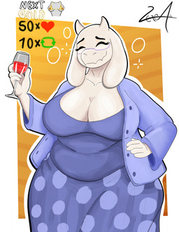 alcohol anthro belly beverage big_breasts breasts bubble clothed clothed_anthro clothed_female clothing container cup drinking_glass drunk drunk_bubble eyewear female female_anthro fingers floppy_ears fur glass glass_container glass_cup glasses holding_object horn interaction_drive mature_female purple_clothing simple_background slightly_chubby smile solo standing substance_intoxication text thick_thighs twitter_strip_poll white_body white_fur wide_hips wine wine_glass vexter_arts deltarune strip_meme undertale undertale_(series) toriel boss_monster_(undertale) bovid caprine goat mammal absurd_res digital_media_(artwork) hi_res