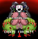 alternate_universe big_breasts bodily_fluids breasts cactus claws creepy_smile crossgender crouching drooling female genitals machine mtf_crossgender multi_breast nightmare_fuel nipple_eyes penis_symbol plant pussy saliva smile solo thorns vagina_dentata what_has_science_done thewill under(her)tail undertale undertale_(series) flowey_the_flower peddles photoshop_flowey elemental_creature flora_fauna humanoid hybrid monster robot hi_res