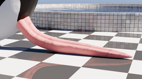 animal_genitalia animal_penis ass_up big_penis cetacean_genitalia cetacean_penis erection feral genitals long_penis male multicolored_body penis pink_penis presenting presenting_penis simple_background solo tapering_penis two_tone_body vein veiny_penis very_long_penis water qubane aquatic cetacean dolphin mammal oceanic_dolphin orca toothed_whale 16:9 2025 3d_(artwork) absurd_res blender_(artwork) digital_media_(artwork) hi_res widescreen