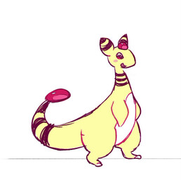 ambiguous_gender anthro black_markings bouncing forehead_gem fur gem jumping long_tail markings music simple_background smile solo tail tail_motion tailbutt tailwag waving_arms white_background yellow_body yellow_fur sound_warning sugarsylvie nintendo pokemon ampharos generation_2_pokemon pokemon_(species) 2d_animation animated frame_by_frame short_playtime sound video
