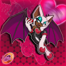 admiring anthro boots chaos_emerald clothing female flying footwear gem gloves handwear heart_symbol latex narrowed_eyes shoes solo wings radiantstarlight sega sonic_the_hedgehog_(series) rouge_the_bat bat mammal 1:1 absurd_res digital_drawing_(artwork) digital_media_(artwork) hi_res