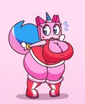 amy_rose anthro big_breasts big_tail black_eyebrows black_nose blue_eyes blue_horn blue_tail blush blush_stickers boots bracelet breasts cleavage clothed clothing cosplay crossover crossover_cosplay domestic_cat dress equid equine eyebrows eyelashes felid feline felis female footwear fur glistening glistening_eyes gloves gold_(metal) gold_bracelet gold_jewelry gravtitty handwear hi_res horn huge_tail hybrid jewelry lego lego_brick mammal multicolored_clothing multicolored_footwear mythological_creature mythological_equine mythology pink_background pink_body pink_ears pink_fur pupils red_boots red_clothing red_dress red_footwear rosy_cheeks sega simple_background solo sonic_the_hedgehog_(series) tail the_lego_movie thick_tail thick_thighs two_tone_clothing two_tone_footwear two_tone_tail unicorn unicorn_horn unikitty white_boots white_clothing white_footwear white_gloves white_handwear white_tail wide_hips