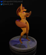 anthro areola big_breasts big_pussy breasts clothed clothing feet female genitals hair humanoid_feet inner_ear_fluff looking_at_viewer nails nipples pink_areola plantigrade police police_officer pussy solo tail tuft dragonbird13 blender_cycles chloe_lapowsky canid canine fox mammal 3d_(artwork) 5:6 animated blender_(artwork) digital_media_(artwork) hi_res no_sound short_playtime turntable_(animation) webm