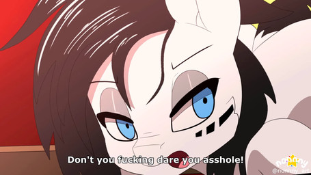 anal anal_penetration animal_genitalia animal_penis anus balls balls_deep bdsm big_penis biped bipedal_feral black_hair blue_eyes bodily_fluids bondage bondage_furniture bound butt butt_focus clenched_teeth clitoris clothing coat cosmic_hair cum cum_from_ass cum_in_ass cum_inside cum_on_viewer cum_splatter doggystyle dominant dominant_male duo equine_genitalia equine_penis ethereal_hair eyes_closed faceless_character faceless_male facial_tattoo fainting fangs female female_feral female_focus female_penetrated feral feral_on_feral first_person_view floppy_ears fluffy fluffy_chest fluids_on_viewer forced forced_anal from_behind_position genital_fluids genitals hair high-angle_view inside leaking_cum low-angle_view male male/female male_feral male_penetrating male_penetrating_female male_pov multi_view open_mouth orgasm penetration penile penile_penetration penis penis_in_ass perineum questionable_consent rape reaching_towards_viewer restraints robotic_arm rope rope_bondage sex solo_focus spread_legs spreading stretched_anus submissive submissive_female tail talking_to_another tattoo teeth text tight_fit topwear vulgar vulva white_clothing white_coat white_topwear wings worm's-eye_view yellow_clothing yellow_coat yellow_topwear n0nnny hasbro my_little_pony mythology mixi_creamstar_(oc) tarah_(oc) equid equine horse mammal mythological_creature mythological_equine pegasus pony 16:9 animated frame_by_frame hi_res long_playtime no_sound subtitled video widescreen