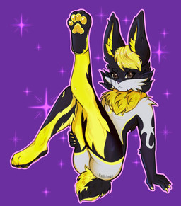anthro artist_name:keiichou butt chest_tuft claws lying male nude pawpads raised_leg solo tuft twinkle jojo_husky humanoid lagomorph leporid mammal rabbit hi_res