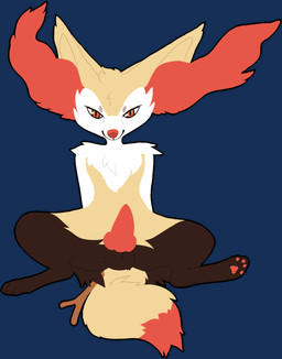 4_toes animal_genitalia animal_penis anthro biped black_body black_fur canine_genitalia canine_penis digitigrade dipstick_tail erection feet fluffy fluffy_tail fur genitals inner_ear_fluff knot knotted_penis looking_at_viewer male male_anthro markings nude_anthro nude_male object_in_tail orange_body orange_eyes orange_fur orange_nose pawpads penis pink_pawpads pointy_ears presenting presenting_penis prick_ears simple_background sitting smile solo spread_legs spreading stick stick_in_tail tail tail_markings toes transparent_background tuft white_body white_fur yellow_body yellow_fur basillicus nintendo pokemon braixen canid canine generation_6_pokemon mammal pokemon_(species) 2013 alpha_channel digital_drawing_(artwork) digital_media_(artwork) flat_colors full-length_portrait hi_res portrait source_request unavailable_at_source