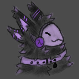 4_ears anthro black_body black_fur collar fur machine male multi_ear 0x52b toaster_(0x52b) protogen 1:1 digital_media_(artwork) hi_res