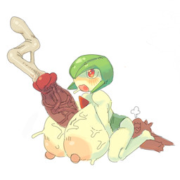 anthro big_breasts big_nipples big_penis blush bodily_fluids breast_play breasts brown_body brown_fur clothing cum dominant dominant_female duo excessive_cum excessive_genital_fluids female fur genital_fluids genitals glistening glistening_eyes huge_breasts huge_penis hyper hyper_breasts hyper_genitalia hyper_penis larger_female male male/female nipples penis sex shota simple_background sitting sitting_on_another size_difference smaller_male smile surprised sweat swimwear titfuck vein veiny_penis white_body young nucr4r nintendo pokemon eevee gardevoir generation_1_pokemon generation_3_pokemon pokemon_(species) 1:1 hi_res