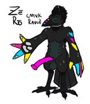 afro animal_genitalia animal_penis anthro balls belly_nipples cmyk equine_genitalia equine_penis genitals male nipples nude penis qwaxi~lixard ze_ro avian bird corvid corvus_(genus) oscine passerine raven absurd_res hi_res nonbinary_(lore)