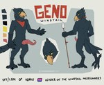 absurd_res anthro avian avian_feet bandanna bandanna_only bedroom_eyes bisexual_pride_colors chozogoat claws curved_penis digitigrade dungeons_and_dragons genitals hasbro hi_res kenku kerchief kerchief_only lgbt_pride licking licking_lips lizard_penis looking_at_viewer male melee_weapon model_sheet mostly_nude narrowed_eyes nude palette penis polearm prehensile_penis pride_colors pupils seductive slit_pupils solo spear tapering_penis text tongue tongue_out weapon wingless_avian wizards_of_the_coast yellow_eyes