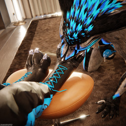 animal_genitalia animal_penis anthro anthro_on_anthro balls biped black_body black_boots black_clothing black_footwear black_fur black_shoes blue_body blue_fur blue_penis bodily_fluids boots bottomwear canine_genitalia canine_penis chair claws clothed clothing cum cum_dripping_from_penis cum_on_penis depth_of_field dominant duo erection feet foot_fetish foot_in_mouth foot_play footrest footwear fur furniture genital_fluids genitals gloves goth_boots grey_body grey_fur hair hand_on_penis handwear hindpaw inside jacket kneeling kneeling_on_ground knot leather leather_boots leather_chair leather_clothing leather_footwear legwear licking licking_boots licking_shoe living_room male male/male masturbation multicolored_body nude on_chair on_ground open_mouth orgasm pants paws penis reflection sex shoe_in_mouth shoes shoes_on sitting sitting_on_chair slim slim_anthro slim_male slim_sub smile submissive submissive_male tail tongue tongue_out topwear torture white_body white_fur dragonplayer btasnipez dragonplayer_(character) canid canine canis fox hybrid jex mammal rexouium 1:1 3d_(artwork) absurd_res blender_(artwork) blender_cycles_(artwork) digital_media_(artwork) hi_res