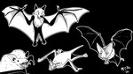 black_background fangs feral flying fur inked membrane_(anatomy) membranous_wings simple_background teeth wings johnnythecheesy bat mammal megabat microbat 16:9 absurd_res black_and_white digital_media_(artwork) hi_res monochrome widescreen