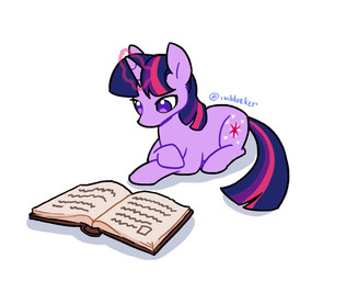 blinking book cutie_mark ear_twitch female feral hair horn lying magic multicolored_hair on_front page_turning_(animation) purple_body purple_eyes reading short_loop simple_background solo imblueker friendship_is_magic hasbro my_little_pony mythology twilight_sparkle_(mlp) equid equine mammal mythological_creature mythological_equine unicorn animated hi_res