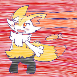 ambiguous_anthro ambiguous_gender anthro biped blush blush_stickers bodily_fluids digitigrade drooling food front_view no_pupils open_:3 open_mouth open_smile saliva shrimp_(food) simple_background smile snout solo standing three-quarter_view wind annyui0611 nintendo pokemon braixen canid generation_6_pokemon mammal pokemon_(species) 1:1 2024 digital_drawing_(artwork) digital_media_(artwork) full-length_portrait hi_res japanese_description portrait translated_description