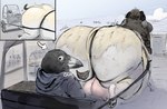 ambiguous_gender anthro big_butt big_teats big_udders butt carriage duo female hooves horse_carriage_pov huge_butt hyper hyper_butt looking_back rear_view tail tail_tuft teats tuft udders doctordj avian bird bovid bovine corvid mammal oscine passerine taur hi_res