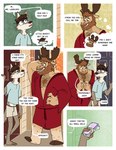 anthro antlers apology asking asking_how bathrobe beard body_hair canid canine canis chest_hair clothing comic deer dialogue duo english_honorific english_text expression_avatar facial_hair greeting honorific horn imperial_unit index_to_index inner_monologue leo_(nardodraws) linked_speech_bubble male mammal moose mostly_nude name_drop name_in_dialogue nardodraws new_world_deer number offering_to_help question robe robe_only speech_bubble talking_to_another text thought_bubble tom_(nardodraws) unit wolf