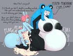 absurd_res anthro balls bear big_balls big_breasts big_butt big_penis blue_body blue_eyes blue_fur blue_hair blush bodily_fluids brainwashing breasts breasts_bigger_than_head butt cross-eyed cum cum_inflation cum_inside dialogue excessive_cum excessive_genital_fluids female femboy forced fur genital_fluids genitals giant_panda hair hi_res huge_balls huge_breasts huge_butt huge_penis huge_thighs hyper hyper_balls hyper_genitalia hyper_penis inflation intelligence_loss lagomorph larger_female leporid male male/female mammal mind_break mind_control nude penis pigtails pink_hair rabbit rape razbunny razz_(razbunny) sex size_difference small_but_hung small_dom_big_sub smaller_male thick_thighs tongue tongue_out