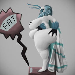 4_arms antennae_(anatomy) anthro belly belly_overhang big_belly big_breasts big_butt breasts butt butt_squish casual_nudity curvy_figure digitigrade featureless_breasts female hand_on_belly hand_on_breast hand_on_butt huge_butt love_handles multi_arm multi_limb non-mammal_breasts obese obese_anthro obese_female overweight overweight_anthro overweight_female side_view solo squish standing thick_thighs tuft wide_hips ahoeforcoffee arthropod insect lepidopteran moth 1:1 full-length_portrait hi_res portrait