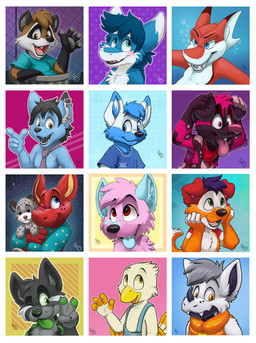 abstract_background anthro black_hair black_tongue blue_body blue_clothing blue_eyes blue_fur blue_hair blue_shirt blue_t-shirt blue_tongue blue_topwear brown_body brown_eyes brown_fur brown_hair cheek_tuft chest_tuft closed_smile clothed clothing facial_horn facial_markings facial_tuft feathered_wings feathers front_view fur green_eyes green_tongue grey_hair hair hand_on_own_face happy head_markings head_tuft holding_object holding_plushie horn hug hugging_object hugging_plushie male male_anthro markings mouth_closed necktie nose_horn nude open_mouth open_smile orange_body orange_eyes orange_fur pink_body pink_eyes pink_fur pink_hair pink_tongue plushie purple_hair red_body red_fur shirt smile solo t-shirt teal_eyes tongue tongue_out topwear tuft white_body white_fur winged_arms wings yellow_eyes young young_anthro young_male pandapaco mythology beeton flurrabell maverick_(betaetadelota) sepfy african_wild_dog avian bird border_collie canid canine canis chicken collie domestic_dog dragon fish fox furred_dragon furred_scalie galliform herding_dog hybrid mammal marine mythological_creature mythological_scalie owl pastoral_dog phasianid procyonid raccoon raccoon_dog scalie shark sheepdog tanuki wolf bust_portrait hi_res multiple_images portrait