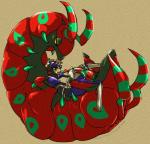 ambiguous_gender arthropod avoid_posting bisharp centipede clothing conditional_dnp cum erection feral handjob insect interspecies jollyjack male nintendo open_mouth oral orgasm penis plain_background pokémon scolipede shiny_pokemon video_games yellow_eyes
Rating: Explicit
Score: 4
User: Jak-Ass
Date: February 17, 2014