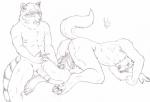 4_toes 5_toes all_fours anthro anus aoru balls black_and_white black_nose butt canine castration claws couple erection eunuch fox fur gay genital_piercing glans hindpaw humanoid_penis looking_back looking_down male mammal monochrome nipples nude paws penis penis_piercing piercing plain_background prince_albert raccoon scissors sitting teeth toe_claws toes
Rating: Explicit
Score: -1
User: aoru
Date: April 24, 2014