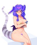 big_breasts blush breasts female hair head_wings humanoid_pointy_ears long_hair looking_at_viewer nude pointy_ears sitting tail unusual_wing_placement wings savisavichan mythology nijisanji nijisanji_en vtuber selen_tatsuki animal_humanoid dragon dragon_humanoid humanoid mythological_creature mythological_scalie scalie absurd_res hi_res