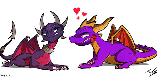 2_horns 3_fingers 3_toes 6_horns accessory blade canon_couple claws countershading eyelashes facial_markings feet female feral finger_claws fingers flower flower_in_mouth frill_(anatomy) furgonomics green_eyes head_crest head_frill head_markings heart_symbol horn jewelry lying male male/female markings multi_horn orange_wings plant pronounced_browridge purple_body purple_eyes red_body red_countershading red_wings ring rose_(flower) rose_in_mouth scales smile spiked_tail spikes spikes_(anatomy) tail tail_accessory tail_blade tail_jewelry tail_ring toe_claws toes tsundere unimpressed ventral_scales weapon_tail wings yellow_body yellow_countershading adam_clowery activision european_mythology mythology spyro_the_dragon cynder spyro dragon mythological_creature mythological_scalie scalie western_dragon 2020 hi_res signature