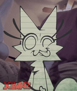 bodily_fluids cum cum_on_viewer cumming_at_viewer cumshot ejaculation fur genital_fluids male paper perspective-incorrect_texturing simple_eyes solo tongue tongue_out toony tufted_fur white_body white_fur the_klownz rigby_the_cat felid feline mammal paper_creature 2025 2d_animation animated digital_media_(artwork) frame_by_frame hi_res meme no_sound short_playtime video