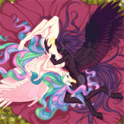 69_position anthro breast_squish breasts duo female female/female hooves horn oral sex squish vaginal wings gor1ck friendship_is_magic hasbro my_little_pony mythology nyx_(pen_stroke) princess_celestia_(mlp) equid equine mammal mythological_creature mythological_equine winged_unicorn 1:1 absurd_res hi_res