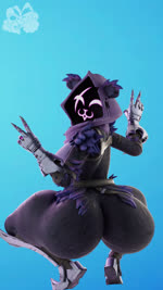 anthro big_butt butt female fur gesture hand_gesture looking_at_viewer shadow_face simple_background smile solo twerking v_sign pervertguy341 epic_games fortnite raven_team_leader bear mammal 3d_(artwork) 3d_animation 9:16 animated blender_(artwork) digital_media_(artwork) hi_res high_framerate loop short_playtime sound webm