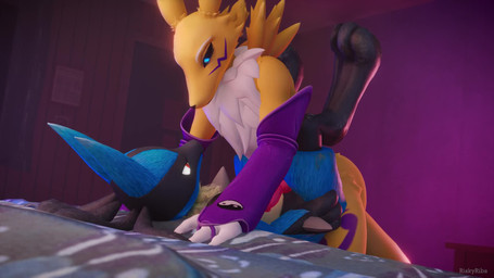 anal anal_penetration anthro anthro_on_anthro anthro_penetrated anthro_penetrating anthro_penetrating_anthro anthro_penetrating_male bed bedding bedroom bedroom_sex blanket blue_eyes bouncing_penis chest_spike chest_tuft digiphilia duo erection eye_contact from_front_position fur furniture genitals inside interspecies knot larger_anthro larger_male looking_at_another looking_at_partner looking_pleasured lying male male/male male_on_anthro male_penetrated male_penetrating male_penetrating_anthro male_penetrating_male missionary_position moan on_back penetration penile penile_penetration penis penis_in_ass pokephilia red_eyes sex size_difference smaller_anthro smaller_male smaller_penetrated spikes spikes_(anatomy) tuft riskyribs bandai_namco digimon nintendo pokemon canid canine digimon_(species) generation_4_pokemon lucario mammal pokemon_(species) renamon 16:9 2021 3d_(artwork) 3d_animation animated crossover digital_media_(artwork) hi_res high_framerate loop short_playtime sound video widescreen