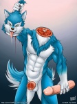 anthro balls biceps biped blood blue_body blue_fur bodily_fluids cock_and_ball_torture corpora_cavernosa death decapitation dripping_blood erection exposed_muscle fur genital_bisection genital_mutilation genital_torture genitals gore gore_focus green_eyes grotesque_death humanoid_genitalia humanoid_penis humor looking_at_viewer male multicolored_body multicolored_fur muscular muscular_anthro muscular_male mutilation nightmare_fuel nipples pecs penectomy penis pose severed_body_part severed_genitals severed_head severed_penis simple_background solo standing tongue two_tone_body two_tone_fur vein veiny_penis what white_body white_fur kazat kazat_(kazat) canid canine canis domestic_dog husky mammal nordic_sled_dog spitz 2010 3:4 lol_comments