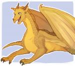 4_fingers all_fours ambiguous_gender claws dragon feral gemskull green_eyes horn lying nude open_mouth sandwing scales scalie sharp_teeth simple_background smile solo sunny_(wof) teeth western_dragon wings wings_of_fire yellow_scales

Rating: Safe
Score: 49
User: Rigma
Date: December 19, 2017