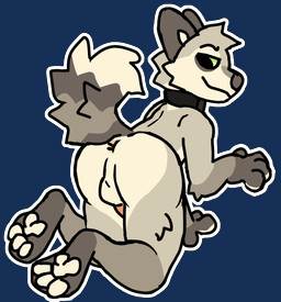 all_fours anthro anus backsack balls black_collar butt collar feet fur genitals green_eyes hindpaw humanoid_genitalia humanoid_penis kneeling looking_back male markings nude pawpads paws penis perineum pink_anus pink_penis raised_paw raised_tail rear_view simple_background smile solo striped_markings striped_tail stripes tail tail_markings tan_body tan_fur transparent_background white_pawpads rookspirit max_(rookspirit) canid canine fox mammal 2d_animation alpha_channel animated hi_res trans_(lore) trans_man_(lore)