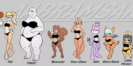 anthro ball basketball_(ball) big_breasts bikini breasts clothing comparison ears_as_hair female group muscular muscular_female ponytail_ears short_stack swimwear take_your_pick text topwear tube_top two-piece_swimsuit aabramsart animal_crossing beat_banger bunfan_games cartoon_network dreamworks hellaverse helluva_boss kung_fu_panda looney_tunes nickelodeon nintendo sega sonic_the_hedgehog_(series) spongebob_squarepants star_fox the_amazing_world_of_gumball the_bad_guys undertale_(series) warner_brothers ankha_(animal_crossing) blaze_the_cat diane_foxington krystal_(star_fox) lola_bunny loona_(helluva_boss) master_tigress nicole_watterson rouge_the_bat sandy_cheeks toriel zoe_monroe avian bat bovid canid canine canis caprine felid feline fox goat lagomorph leporid mammal pantherine rabbit rodent sciurid tiger wolf absurd_res english_text hi_res