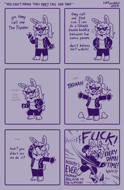 angry anthro barefoot blush bottomwear clothing dialogue eyewear feet female fingerless_gloves gloves handwear jacket looking_aside open_mouth pants shirt simple_background smile solo standing sunglasses tail text topwear taffywabbit soleil_(keffotin) lagomorph leporid mammal rabbit 2025 comic digital_media_(artwork) english_text hi_res trans_(lore) trans_woman_(lore)