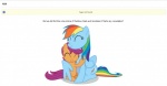 cub duo equine error female feral friendship_is_magic horse hug humor my_little_pony pegasus pony rainbow_dash_(mlp) scootaloo_(mlp) wings young
Rating: Safe
Score: 11
User: Natasatch
Date: July 29, 2013