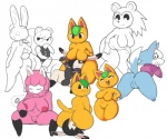 anthro breasts butt erection facesitting featureless_feet featureless_hands feet female food fruit genitals group humanoid_genitalia humanoid_penis leaf male orange_(fruit) penis plant pussy sitting_on_another aintsmart animal_crossing nintendo dumbun francine_(animal_crossing) marshal_(animal_crossing) reese_(animal_crossing) sable_able skye_(animal_crossing) tangy_(animal_crossing) alpaca camelid canid canine canis elemental_creature eulipotyphlan felid flora_fauna food_creature hedgehog lagomorph leporid living_fruit mammal rabbit rodent sciurid tree_squirrel wolf