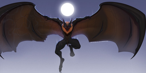 action_pose angry anthro attack attacking_viewer bat_ears bat_tail bat_wings black_body black_fur black_wings blue_eyes breasts claws curse cursed danger dangerous dynamic dynamic_effects fangs feet fingers fur hair heterochromia hunting infection light looking_at_viewer magic male membrane_(anatomy) membranous_wings moon moonlight neck_tuft night orange_body orange_eyes orange_fur pose predator/prey raised_wings sharp_teeth simple_background smile solo tail teeth toes tuft wings natural_plaid dungeons_and_dragons hasbro wizards_of_the_coast bat mammal werebat werecreature 2025 character_request colored digital_drawing_(artwork) digital_media_(artwork) hi_res shaded watermark widescreen