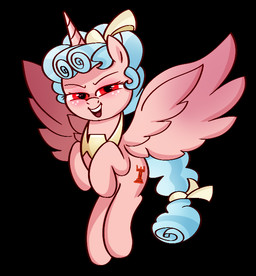 accessory armor black_background blue_mane blue_tail curled_mane curled_tail cutie_mark evil_face eyelashes feathered_wings feathers female female_feral feral flying freckled_face freckles furgonomics hair_accessory hair_ribbon hooves horn light long_tail mane peytral pink_body pink_feathers pink_hooves pink_horn pink_wings quadruped red_eyes red_tongue ribbons short_mane simple_background smile smiling_at_viewer solo tail tail_accessory tail_ribbon tan_ribbon teeth thin_eyebrows tongue unicorn_horn wings young young_female young_feral cookieboy011 friendship_is_magic hasbro my_little_pony mythology cozy_glow_(mlp) equid equine mammal mythological_creature mythological_equine winged_unicorn 2024 colored digital_drawing_(artwork) digital_media_(artwork) lighting shaded