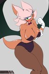 angry anthro areola areola_outline big_breasts blush breasts bunny_costume butt clothed clothing costume embarrassed eyeshadow female gloves handwear looking_at_viewer makeup membrane_(anatomy) membranous_wings narrowed_eyes seductive simple_background solo solo_focus thick_thighs wings brennan_d_vries sega sonic_the_hedgehog_(series) rouge_the_bat bat mammal digital_media_(artwork) hi_res signature tagme unfinished