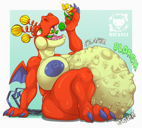 anthro areola belly big_areola big_belly bodily_fluids digestion digestion_noises female green_eyes group half-closed_eyes huge_belly hyper hyper_belly macro multi_tail narrowed_eyes nude onomatopoeia open_mouth oral_vore red_body red_scales saliva scales sitting size_difference sound_effects swallowing tail text vore wings rica431 mario_bros mythology nintendo paper_mario paper_mario:_the_thousand_year_door hooktail dragon dry_bones koopa koopa_troopa mythological_creature mythological_scalie scalie hi_res